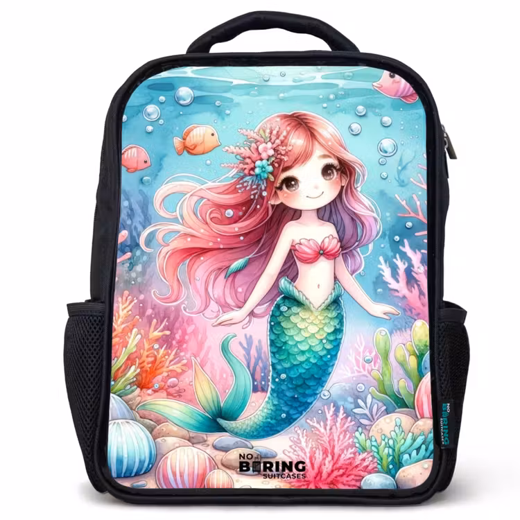Kids backpack - Black - Kira crystal tail — 1