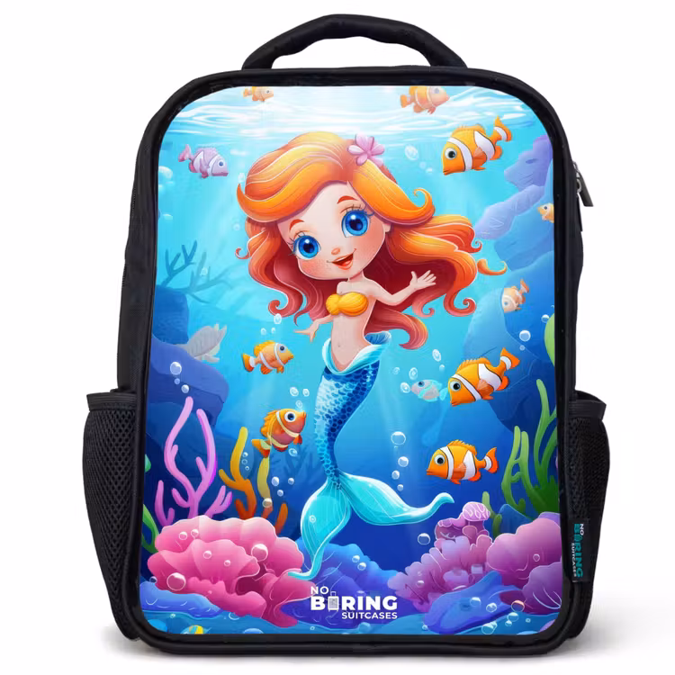 Kids backpack - Black - Olivia underwater — 1