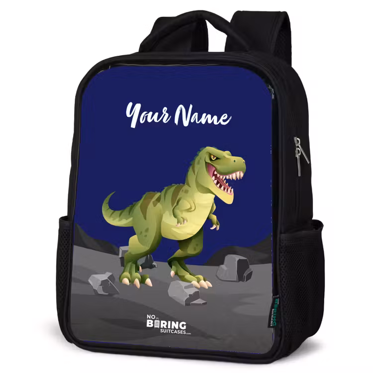 Kids backpack - Black - Tjibbe T-Rex — 4