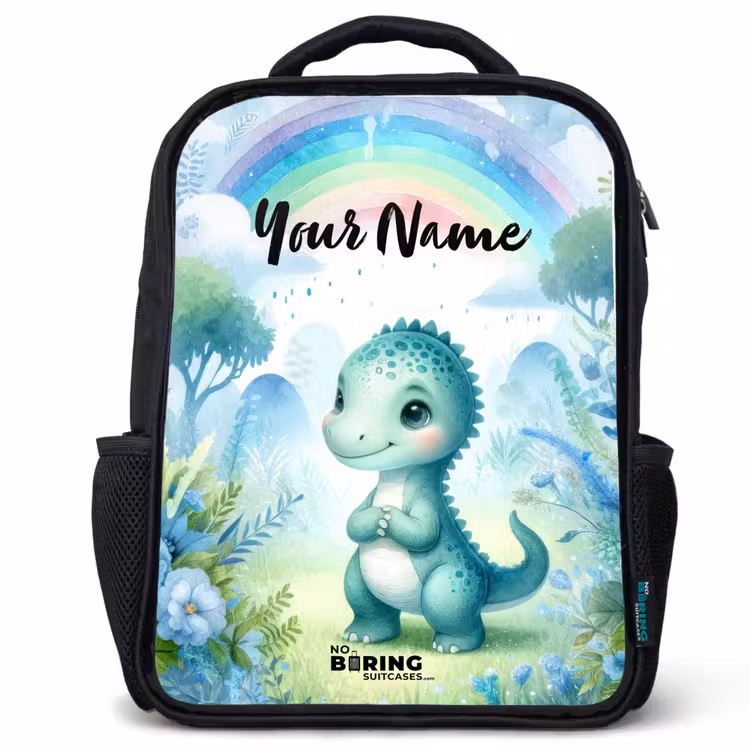 Kids backpack - Black - Daantje Dino — 1