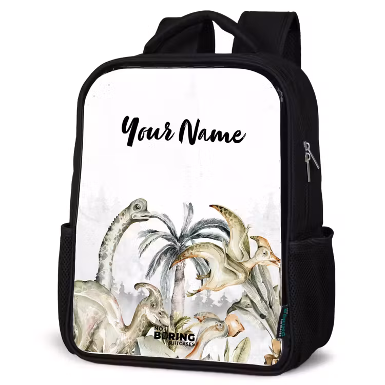 Kids backpack - Black - Dino Jungle — 4