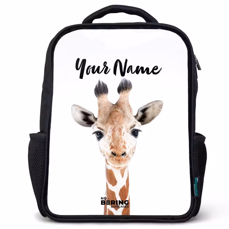 Kids backpack - Black - Gerrie Giraffe — 1