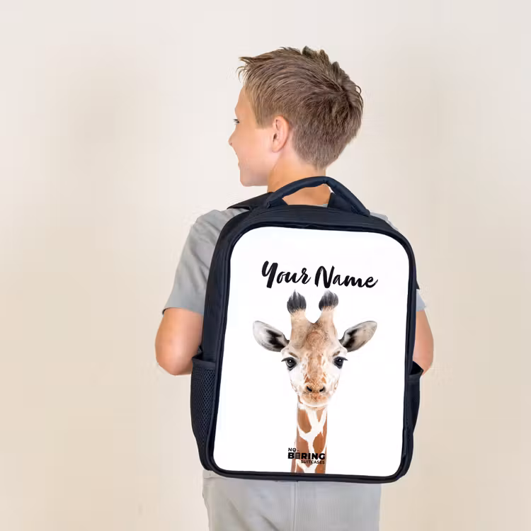 Kids backpack - Black - Gerrie Giraffe — 2