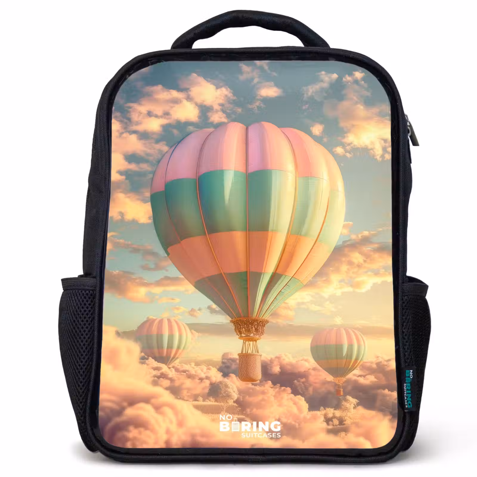 Kids backpack - Black - Pastel skyliner — 1