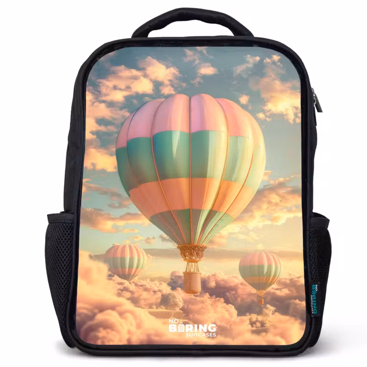 Kids backpack - Black - Pastel skyliner — 1