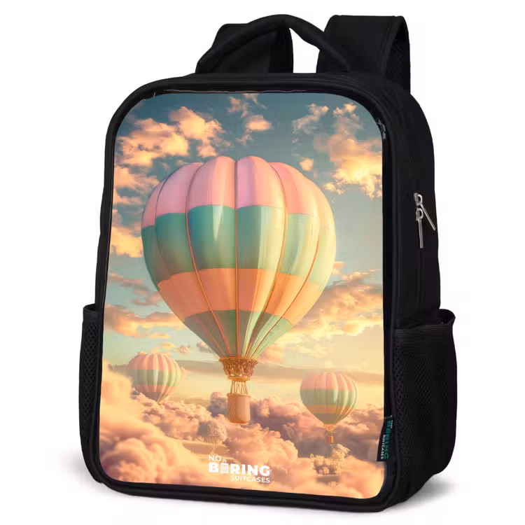 Kids backpack - Black - Pastel skyliner — 4