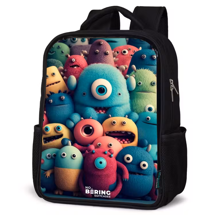 Kids backpack - Black - Soft and convex samples — 4