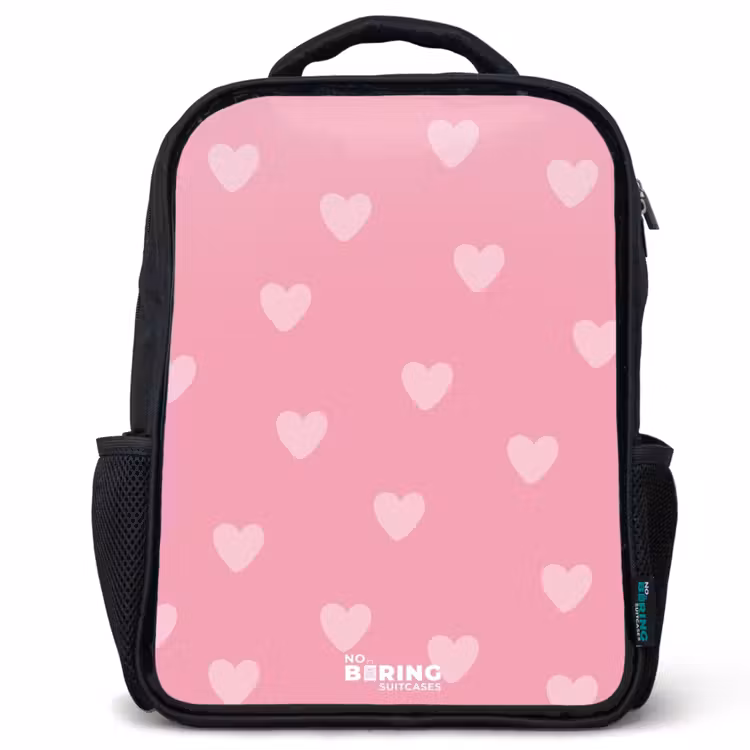 Kids backpack - Black - Heartbeat — 1