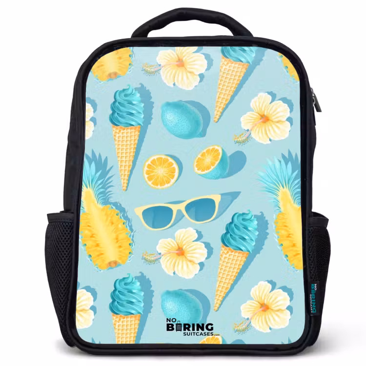 Kids backpack - Black - Ibiza icecream — 1