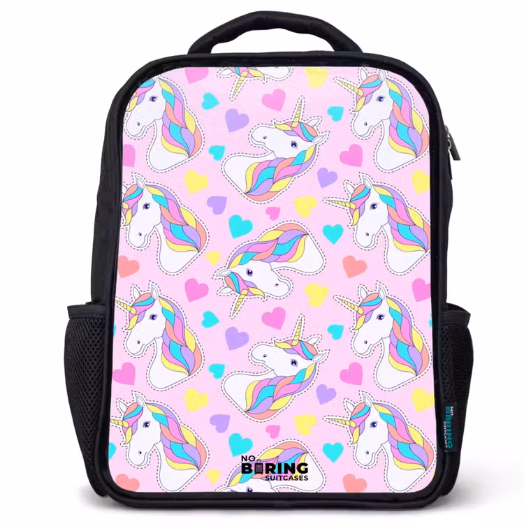 Kids backpack - Black - Unicorn euphoria — 1