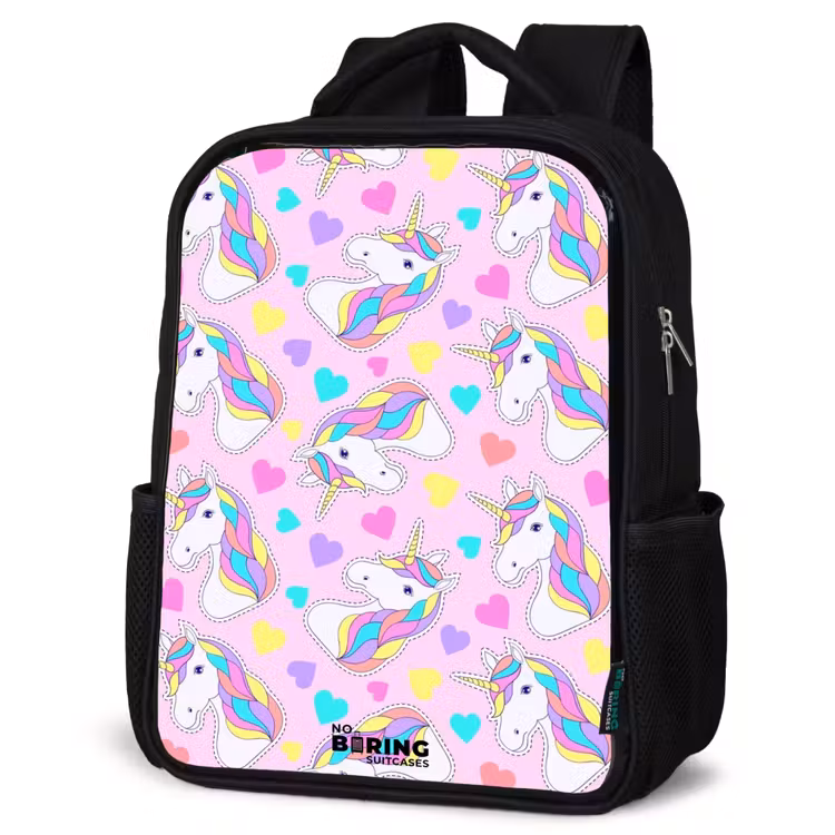 Kids backpack - Black - Unicorn euphoria — 4