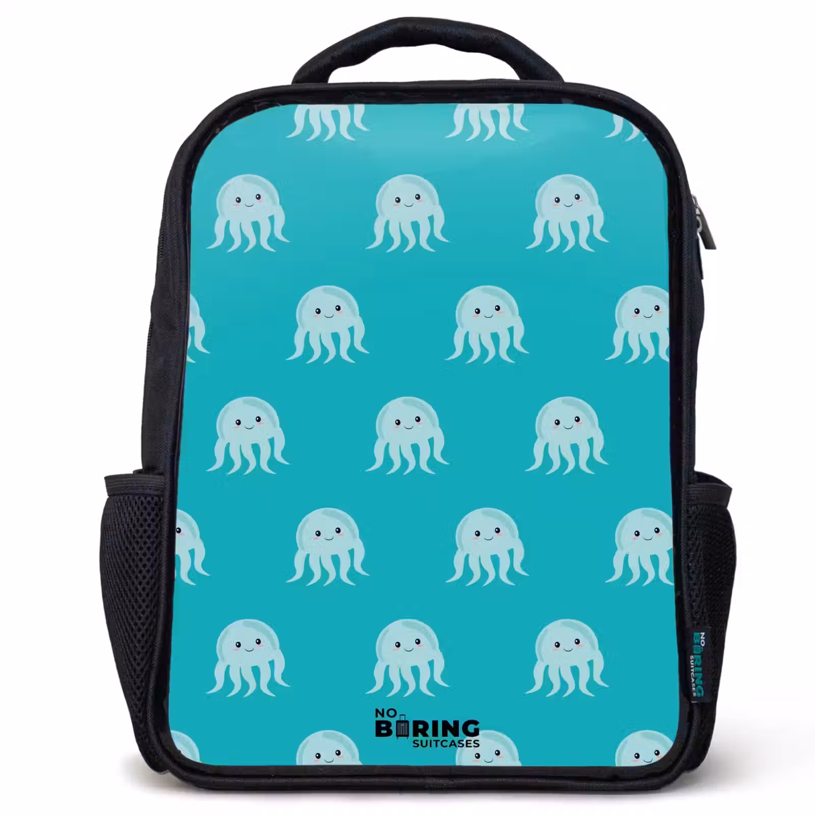 Kids backpack - Black - Cute jellyfish — 1
