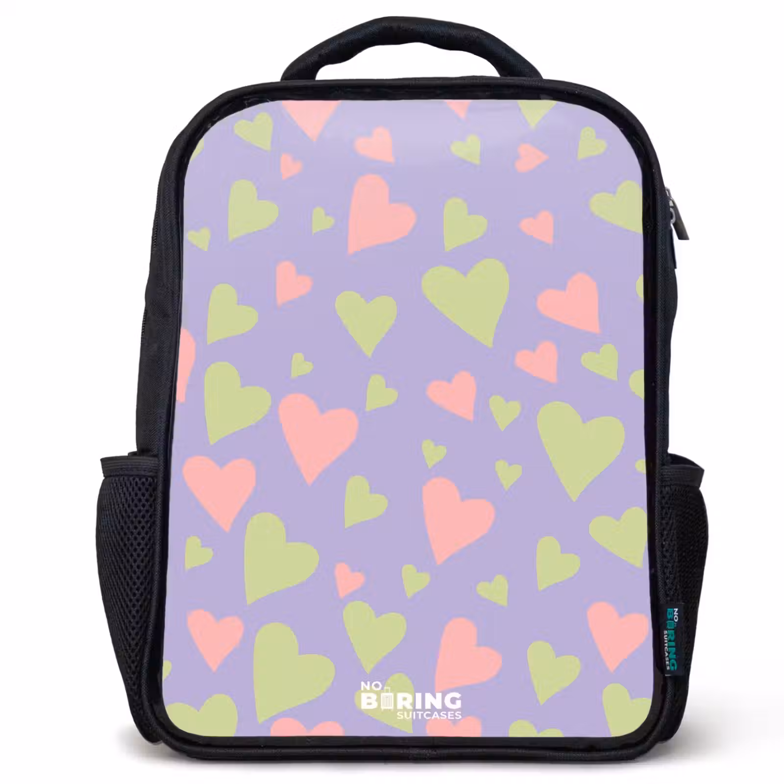 Kids backpack - Black - Lovely lilac — 1