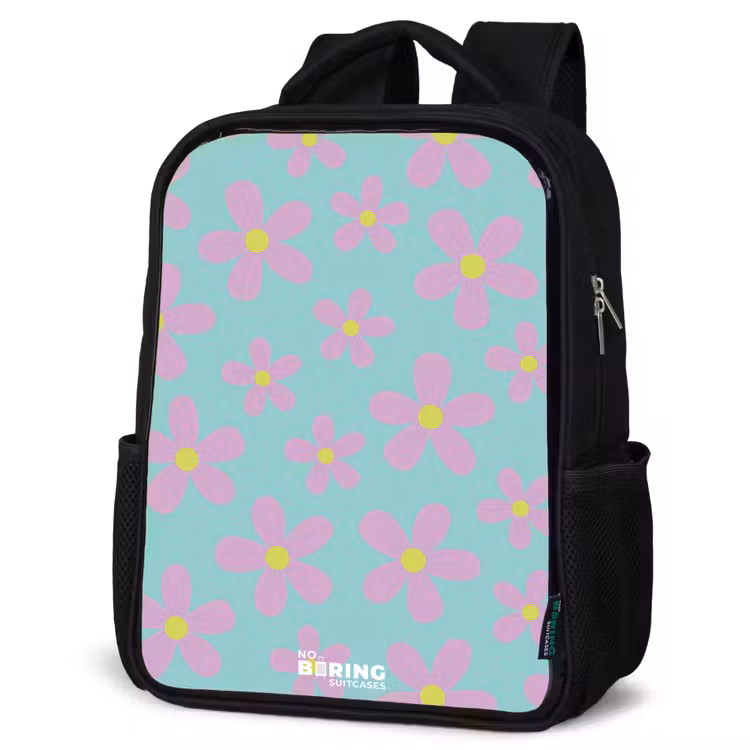 Kids backpack - Black - Daisy mania mint — 4