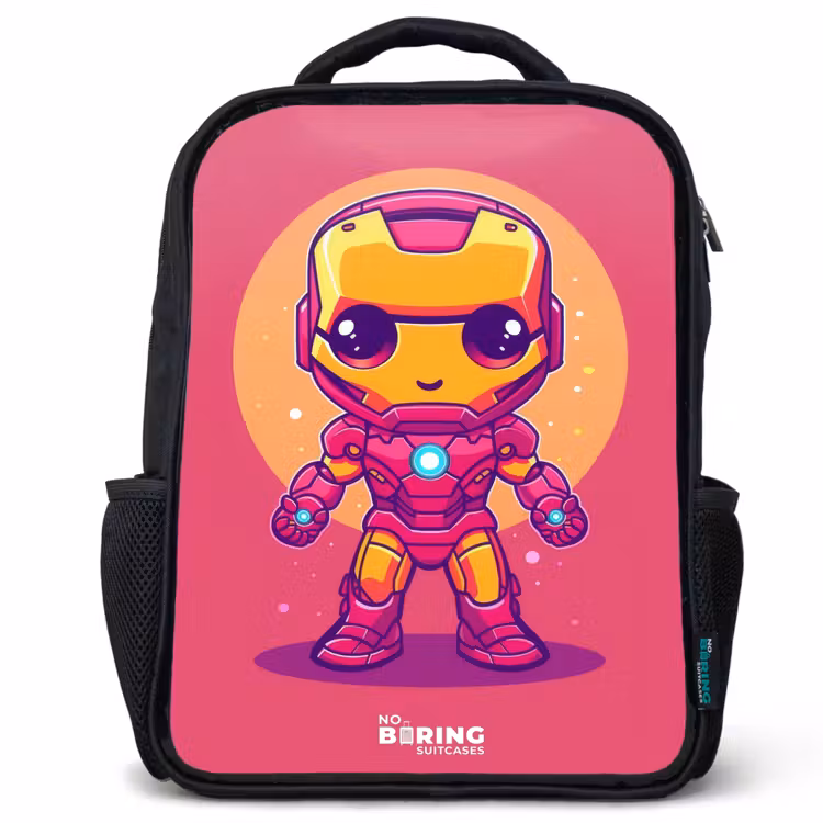 Kids backpack - Black - Pink ranger — 1
