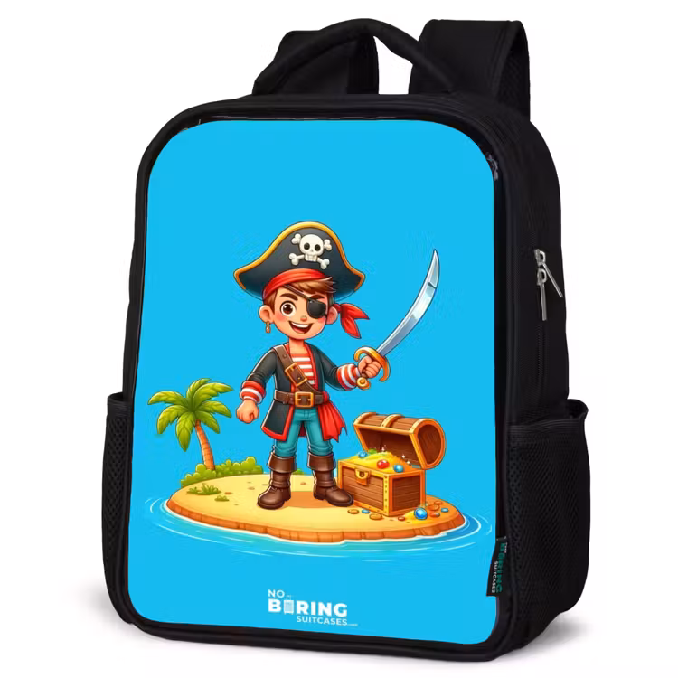 Kids backpack - Black - Pirate ready to plunder — 4