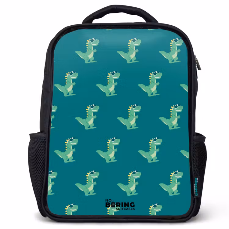 Kids backpack - Black - Tyranosaurus specs — 1