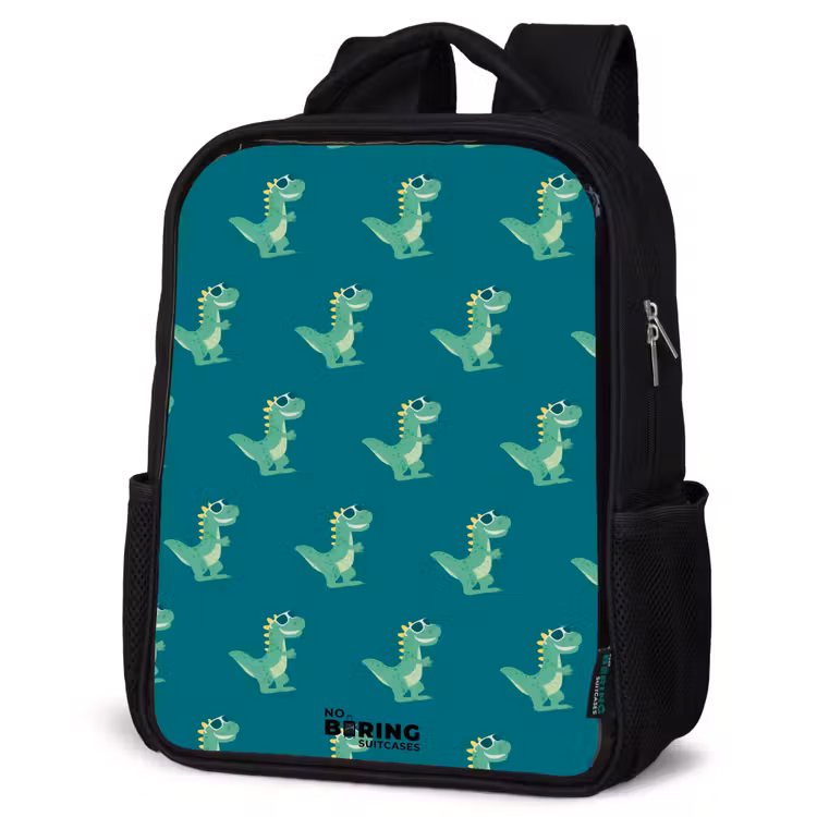 Kids backpack - Black - Tyranosaurus specs — 4