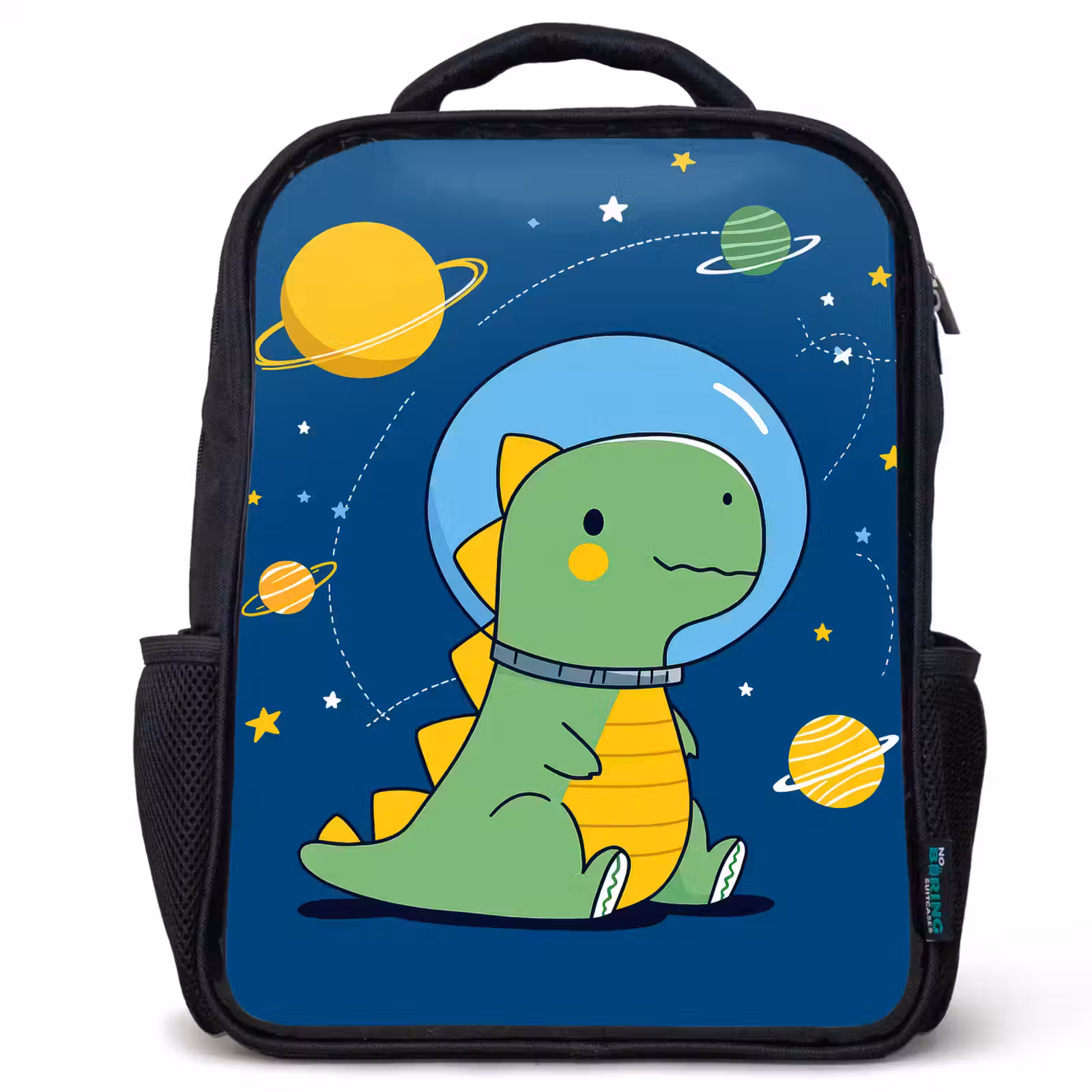 Kids backpack - Black - Dino - Space - Planets — 1