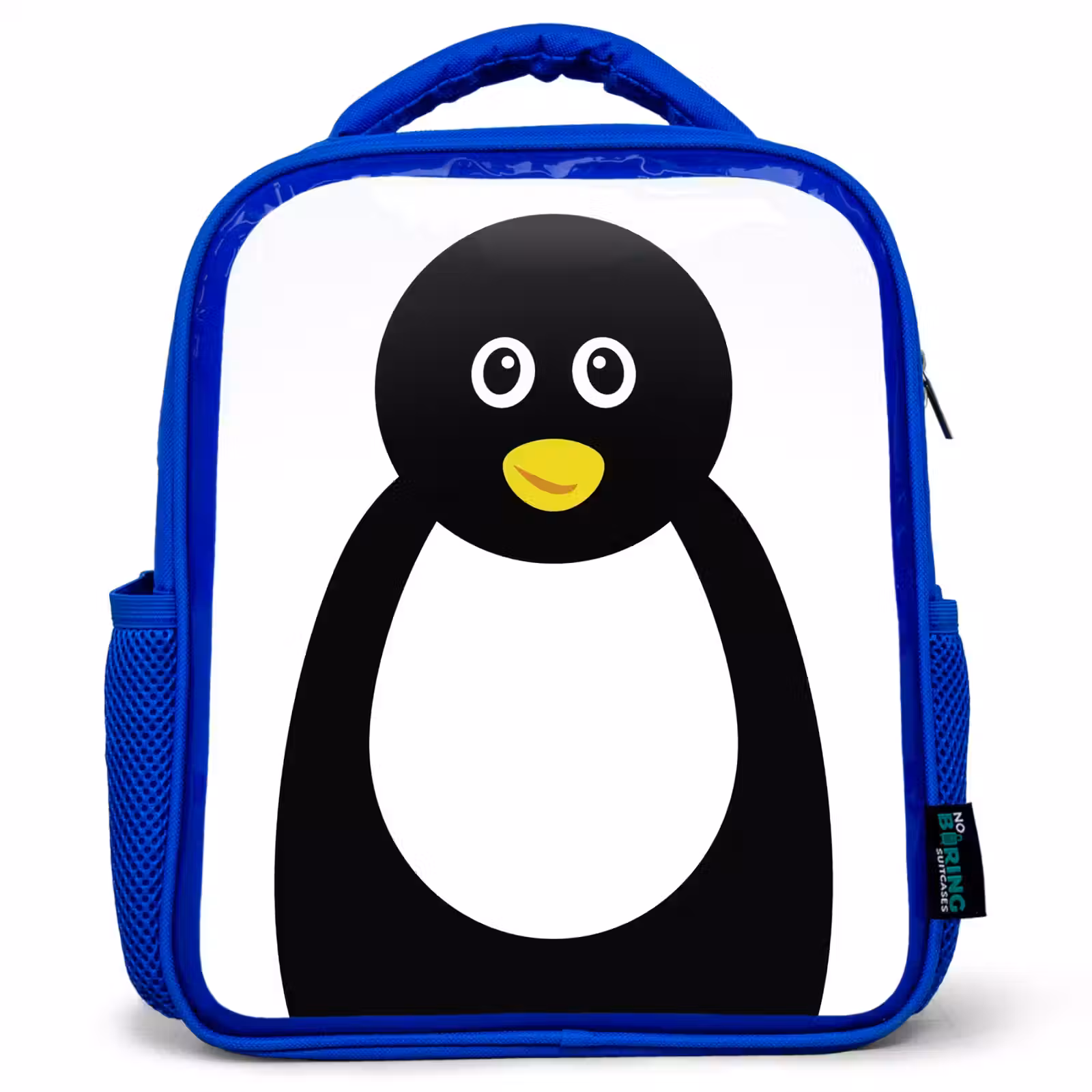 Kids backpack - Blue - Animal portrait - penguin - children — 1