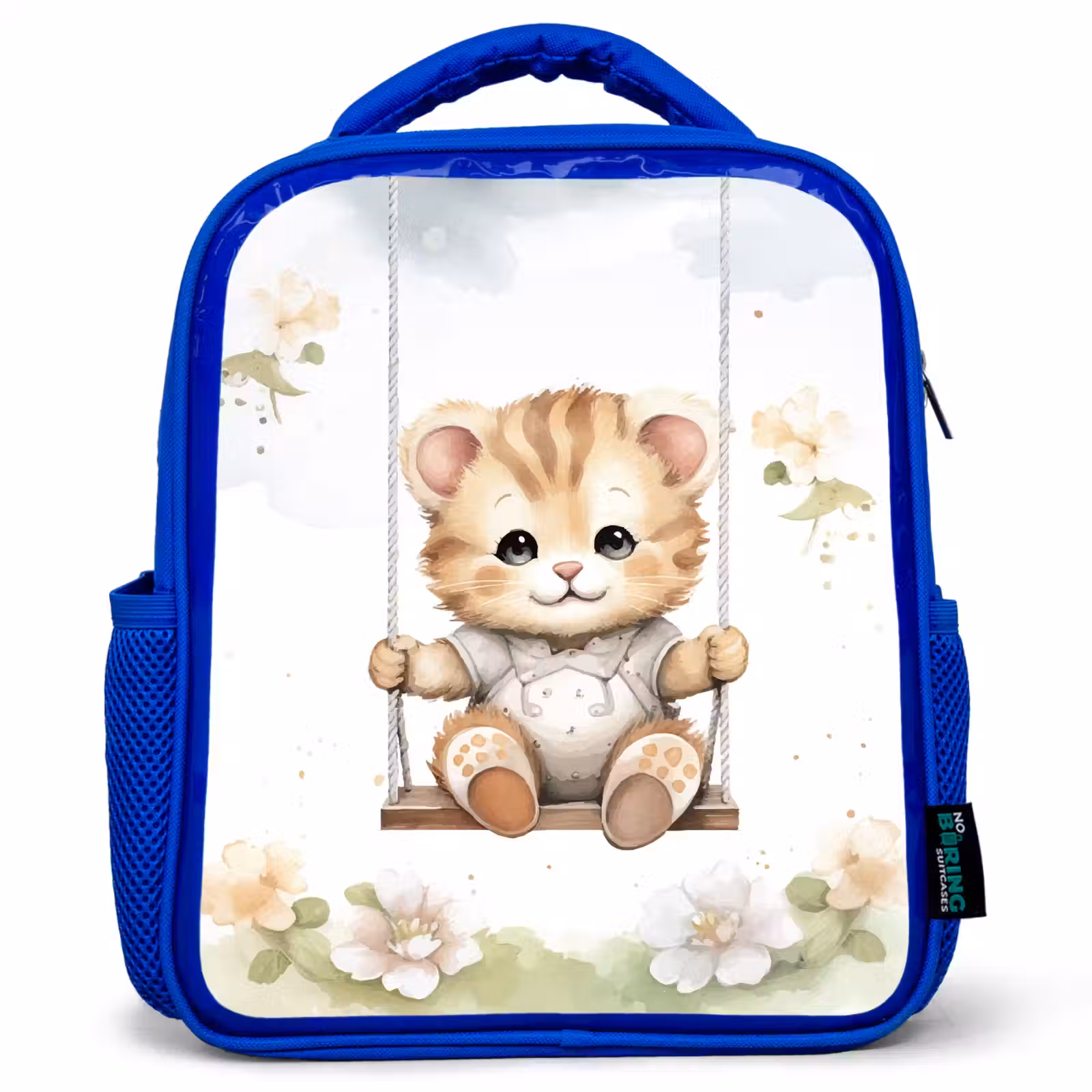 Kids backpack - Blue - Cat - Baby - Animal - Children — 1