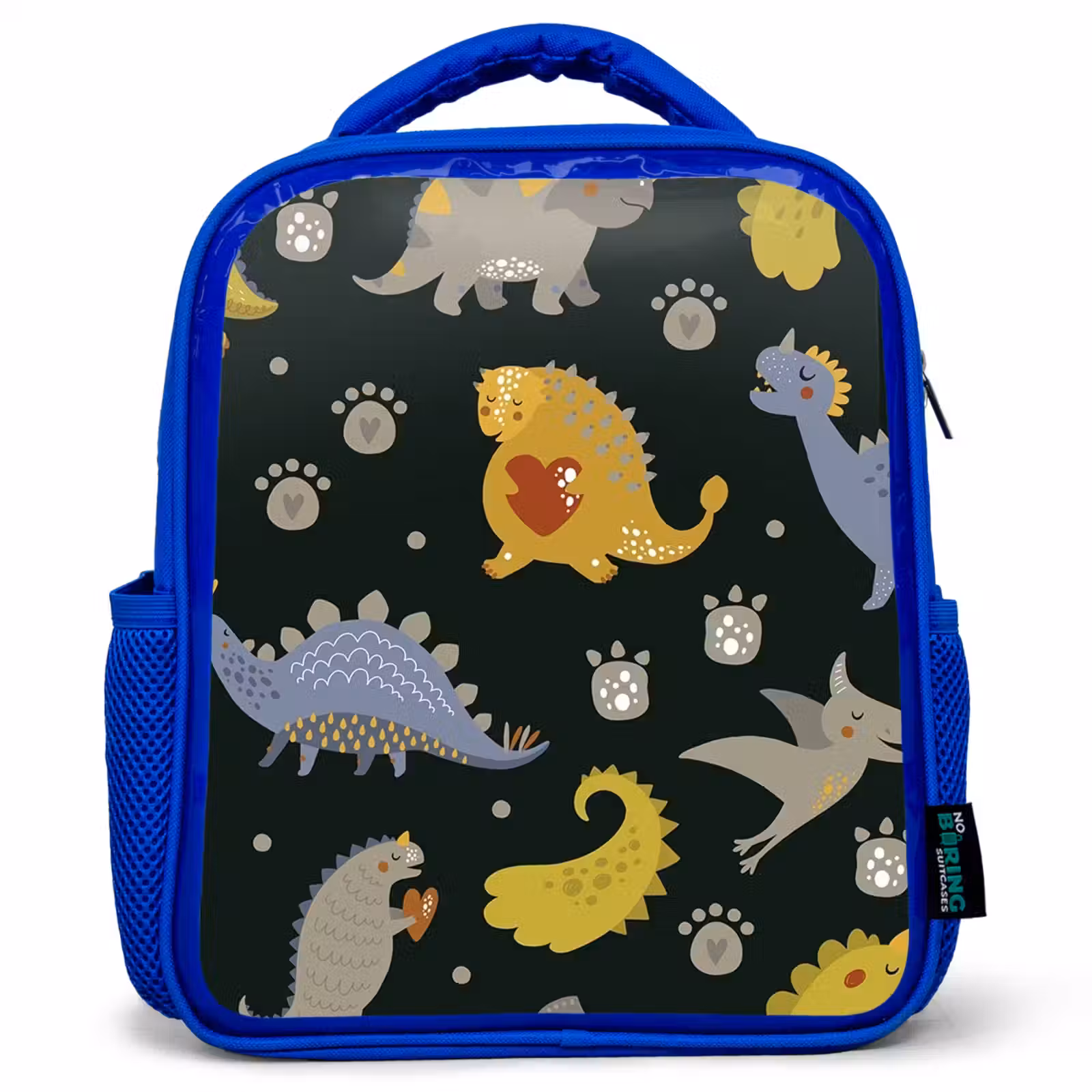Kids backpack - Blue - Dino - Kids - Patterns - Boys - Girls - Dinosaur — 1