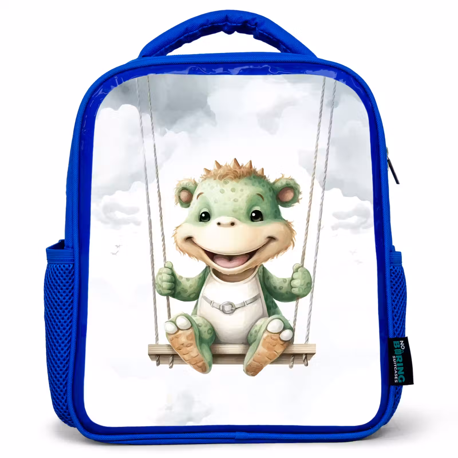 Kids backpack - Blue - Dragon - Baby animal - Children — 1