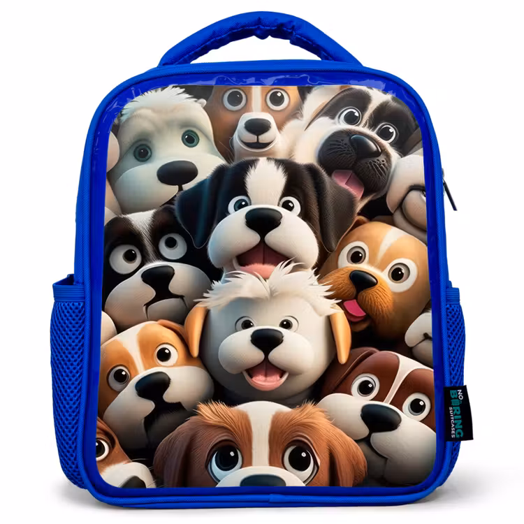 Kids backpack - Blue - Barking Bunnies — 1