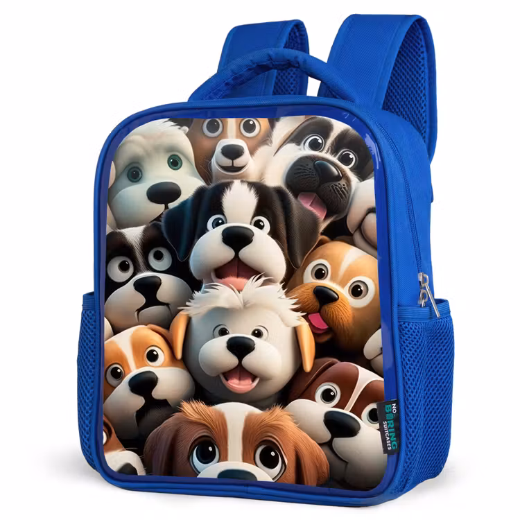 Kids backpack - Blue - Barking Bunnies — 3