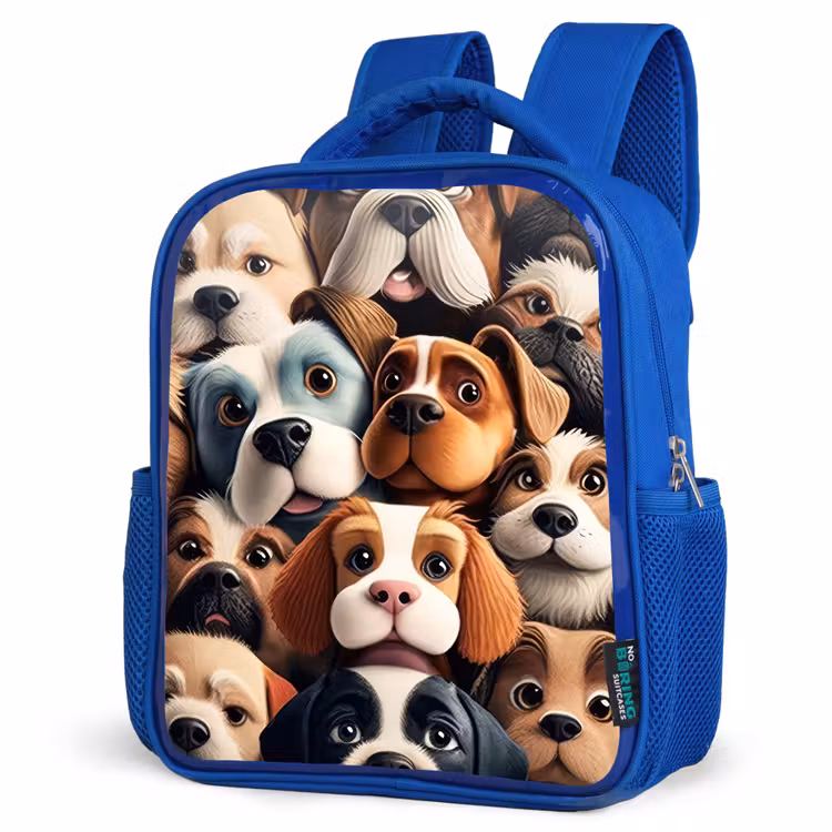 Kids backpack - Blue - Barking Gang — 3