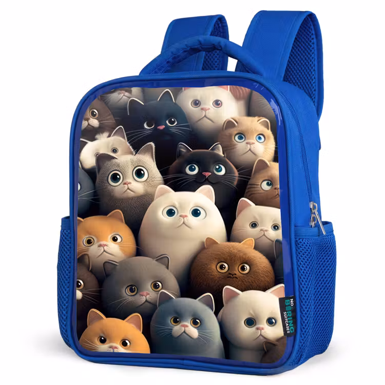 Kids backpack - Blue - Cattiness — 3