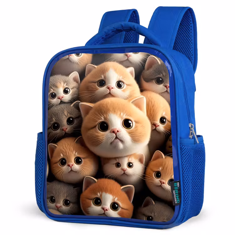 Kids backpack - Blue - Cuddle Cats — 3