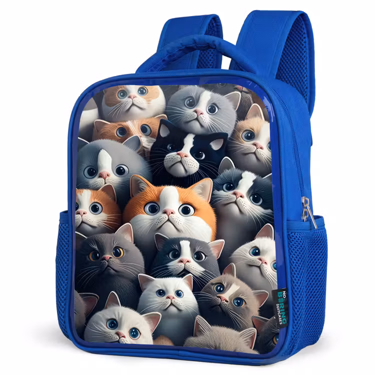Kids backpack - Blue - Cuddly Snouts — 3
