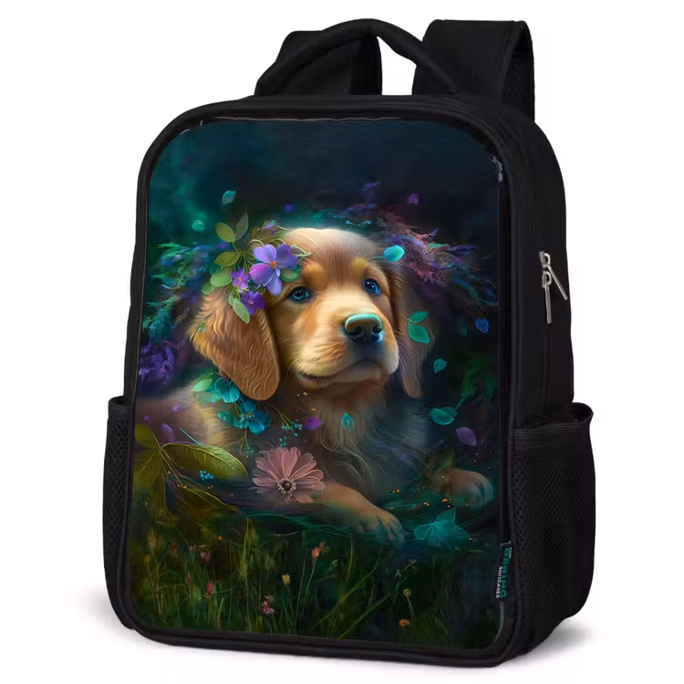 Kids backpack - Black - Polly Pup — 4