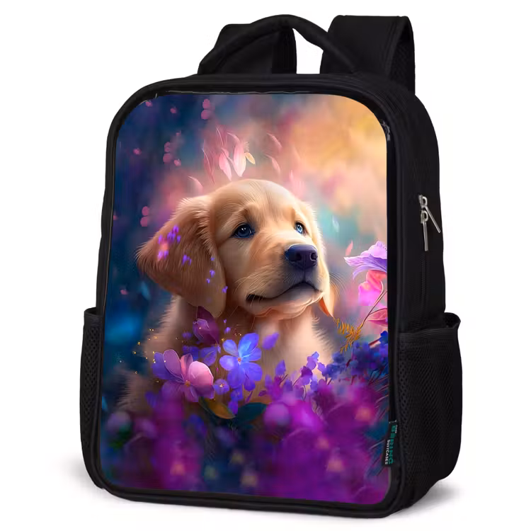 Kids backpack - Black - Rudy Retriever — 4