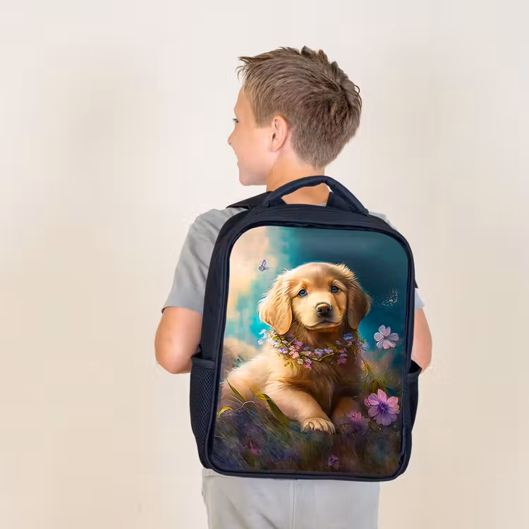 Kids backpack - Black - Sammy Muzzle — 2