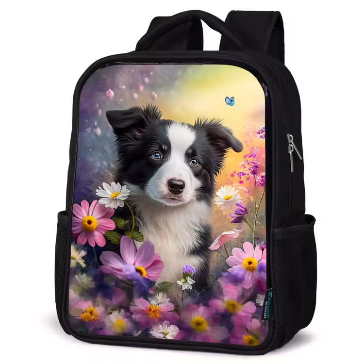 Kids backpack - Black - Wessel Woof — 4
