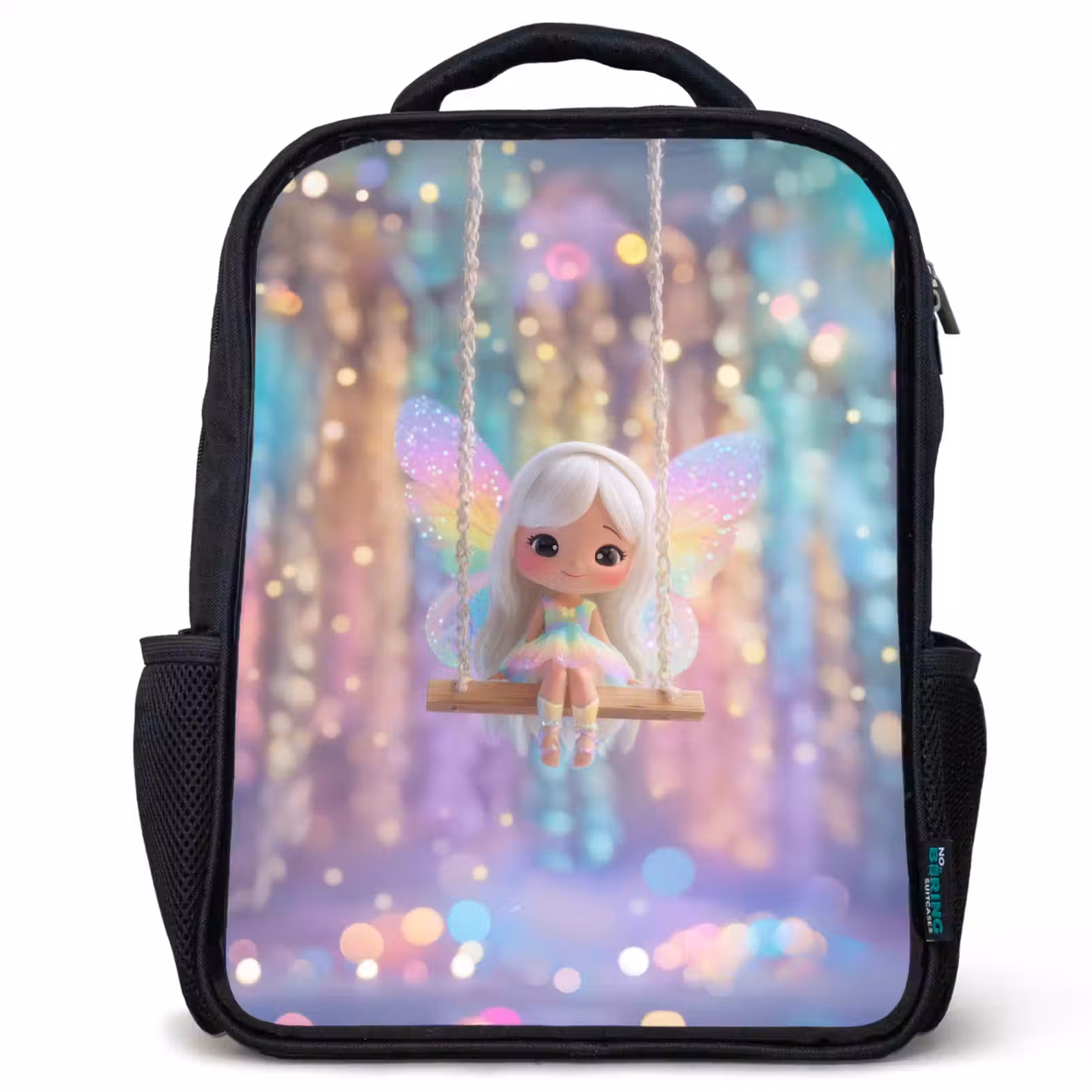 Kids backpack - Black - Fairy - Swing - Purple - Sparklers — 1