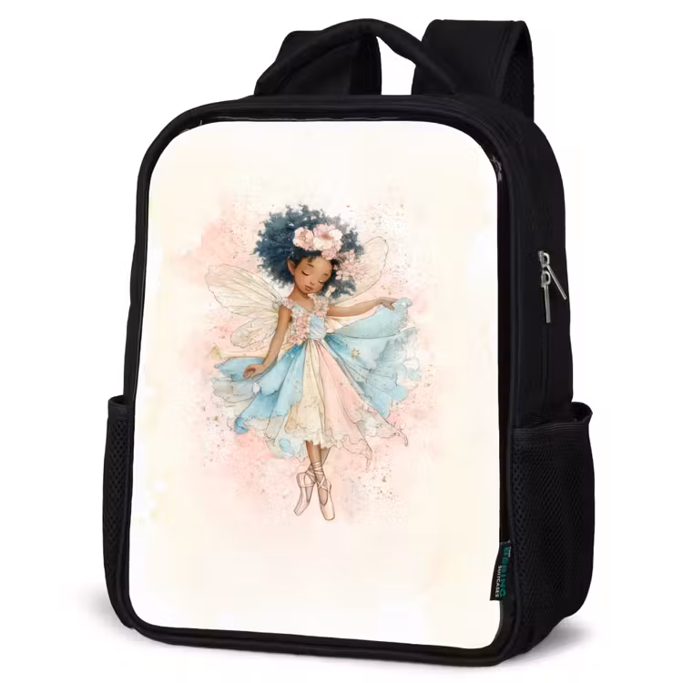 Kids backpack - Black - Fairy - Pastel - Magic — 4