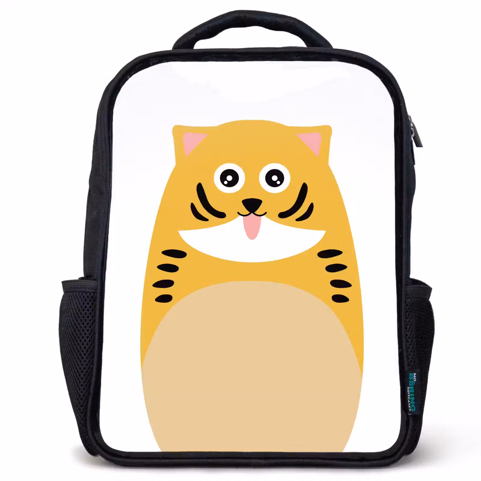 Kids backpack - Black - Animal portrait - cat - children — 1
