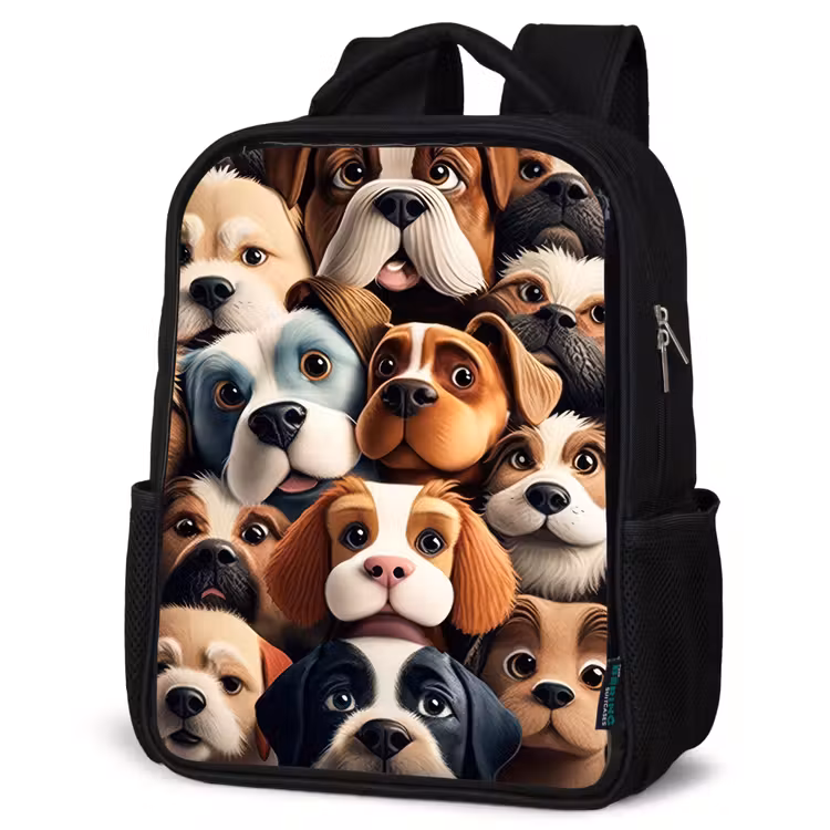 Kids backpack - Black - Barking Gang — 4