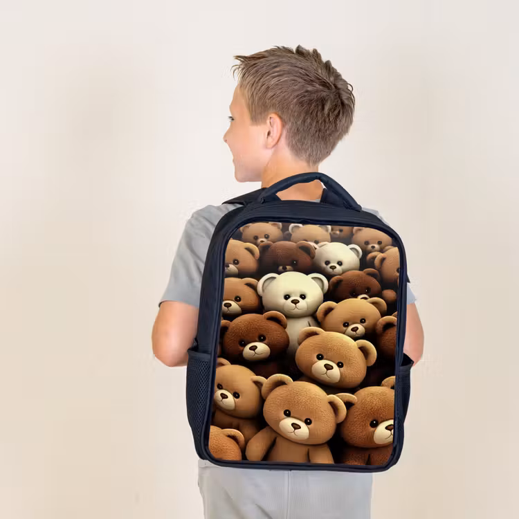 Kids backpack - Black - Beregezellig — 2