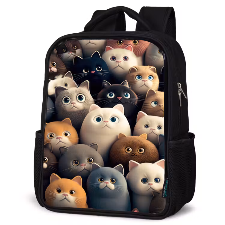 Kids backpack - Black - Cattiness — 4