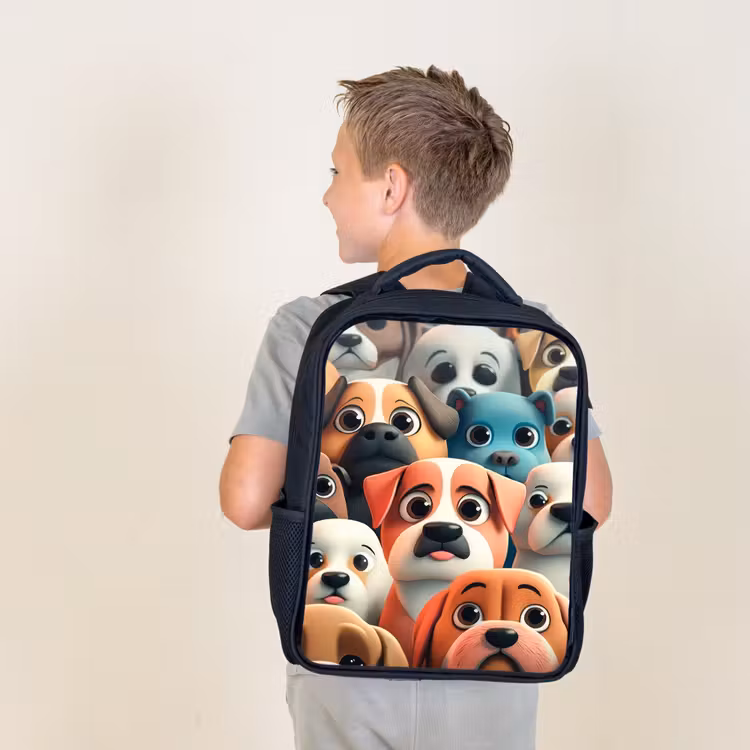 Kids backpack - Black - Rabies — 2