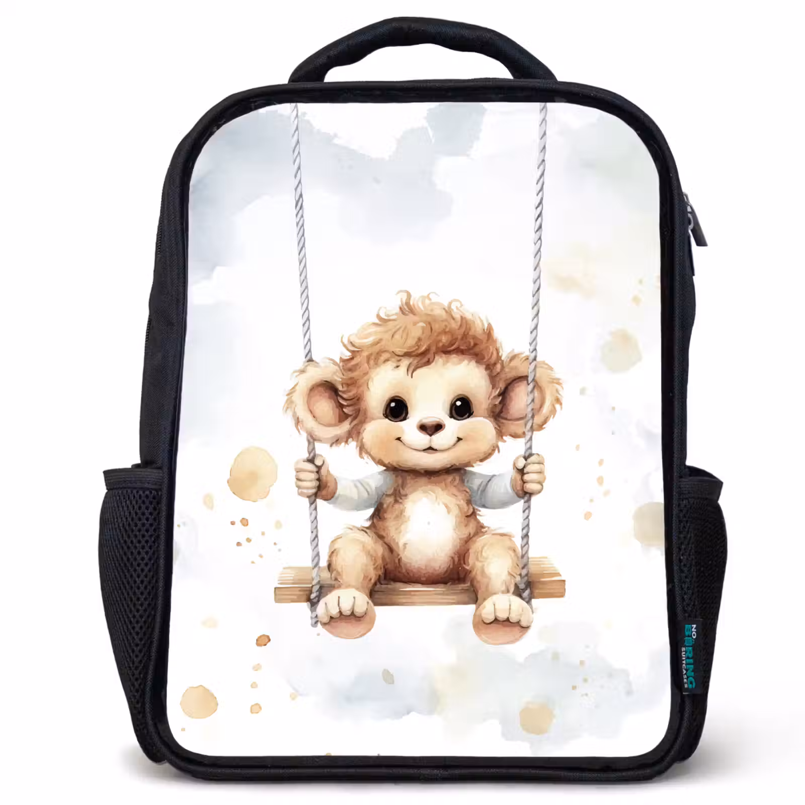 Kids backpack - Black - Monkey - Animal - Children — 1
