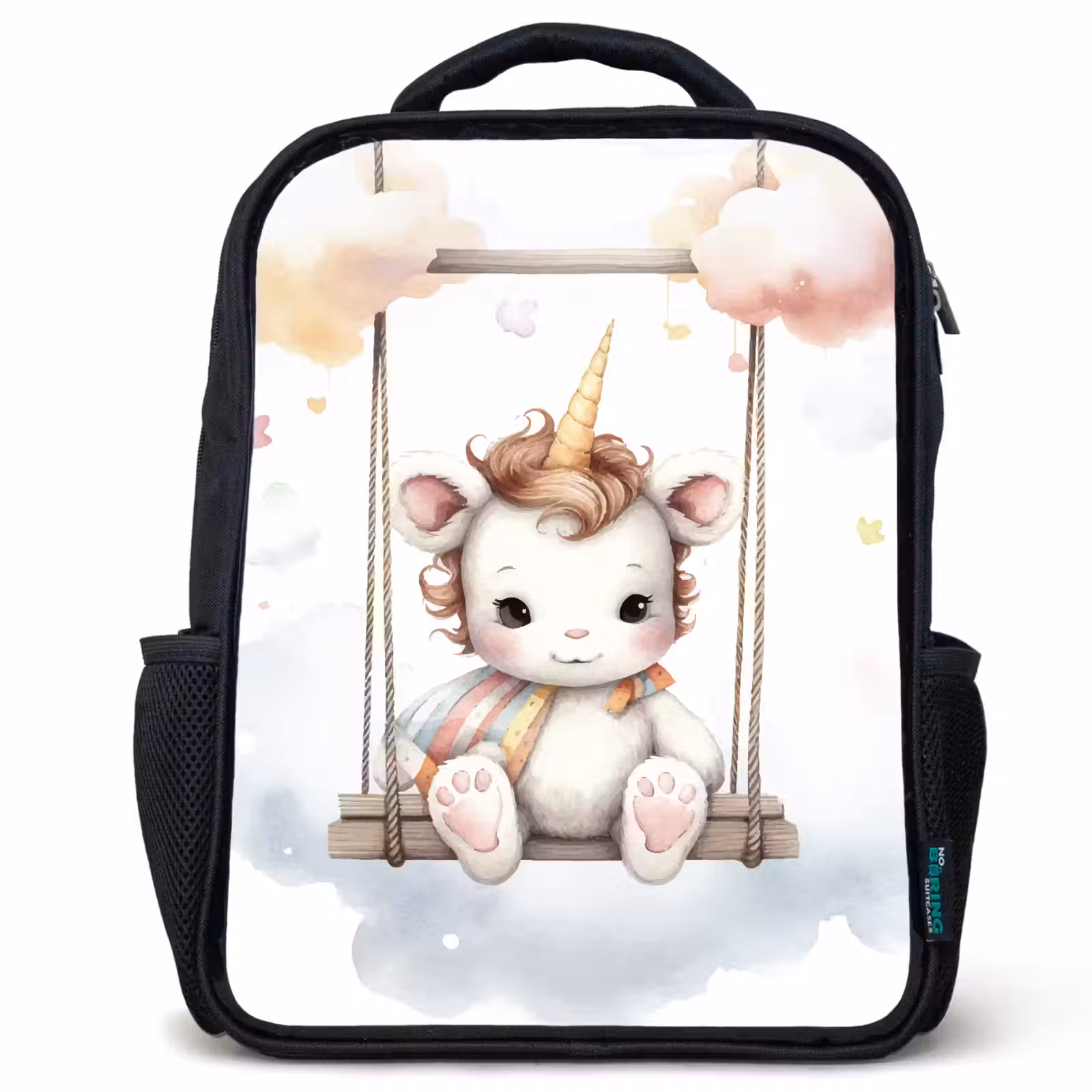 Kids backpack - Black - Unicorn - Animal - Children - Unicorn — 1