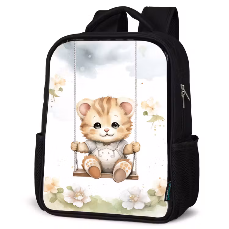 Kids backpack - Black - Bear - Baby - Animal - Children — 4