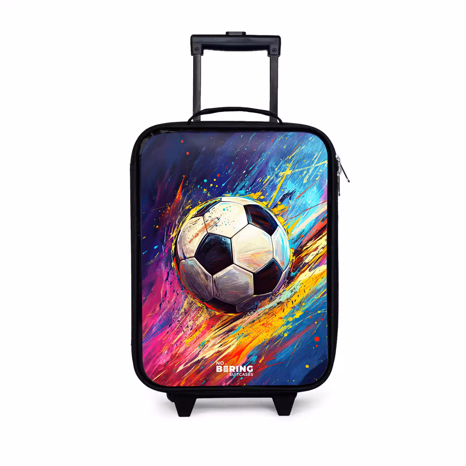 Children's suitcase - Neon - Soccer - Colorful — 1