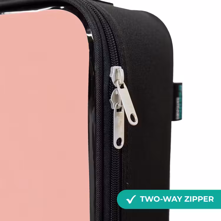 Children's suitcase - Penguin - Dots - Pink - Minimalist — 5