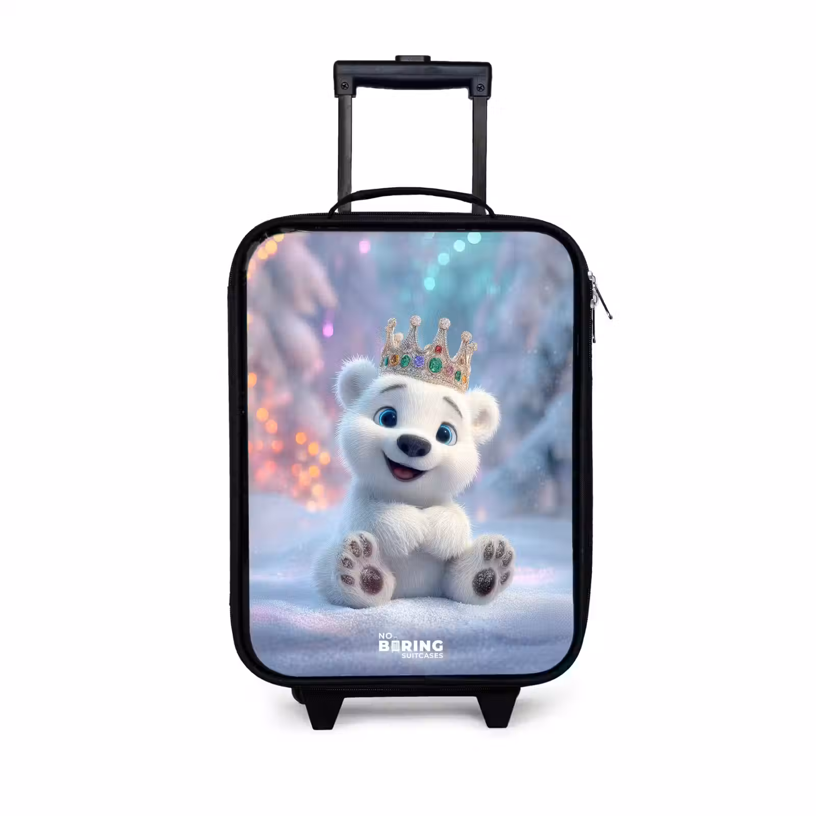 Children's suitcase - Polar bear - Crown - Winter — 1